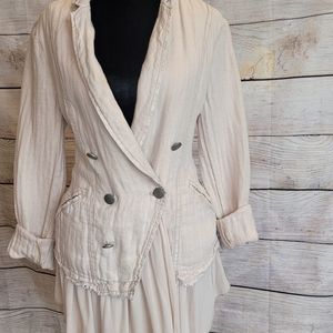 Free People Boho Blazer Sz L